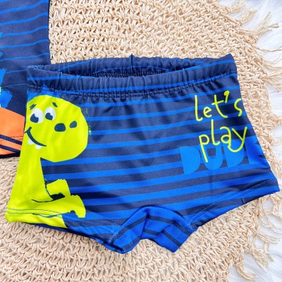 Linha Praia - Blusa com Proteção UV50+ e Sunga Let's Play Dude - Marinho